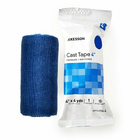 MCKESSON Blue Cast Tape, 4 Inch x 4 Yard, 10PK 115-4B